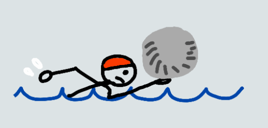 person-swimming-with-a-rock.png